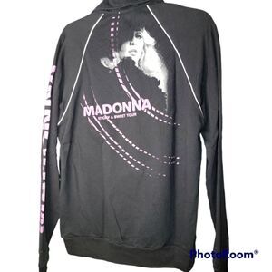 Madonna Sticky & Sweet Tour Track Jacket Size Large Zip Up